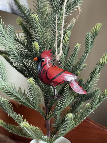 CARDINAL HANGING ORNAMENT *NEW* AVAIL AUG 2026